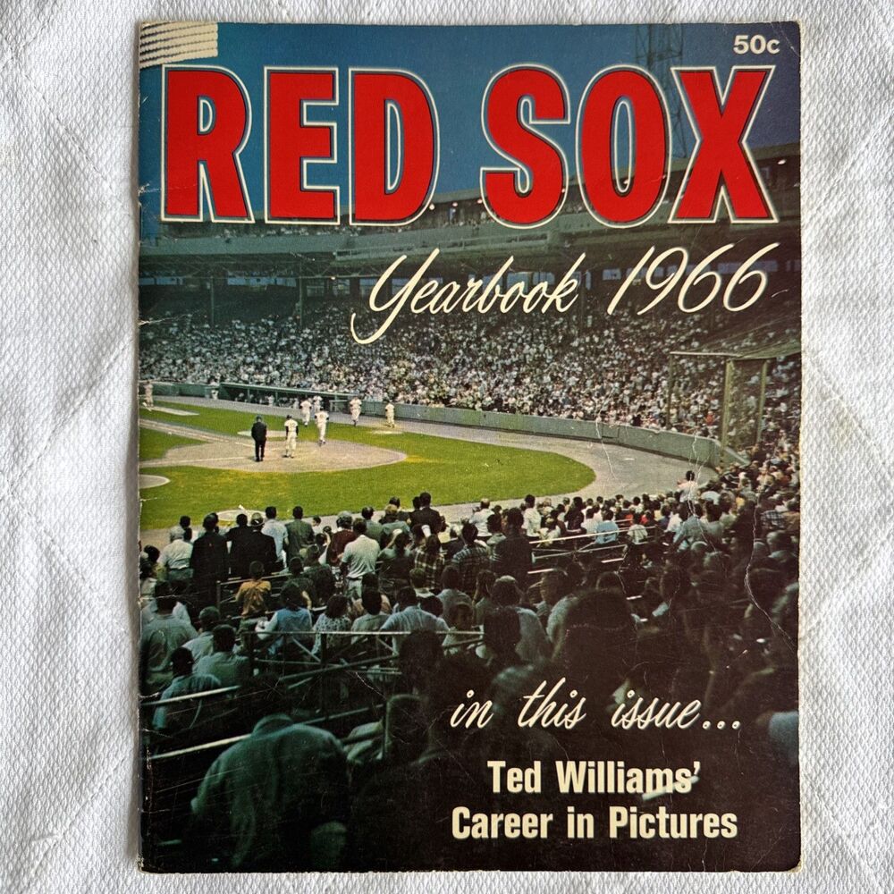 1966 Boston Red Sox Yearbook Ted Williams